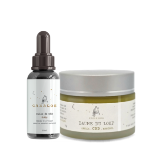 Huile de CBD 10.57% 10ml + Baume du loup au CBD 35mg