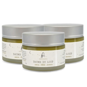 3 x Baume du loup au CBD 35gr (39ml)